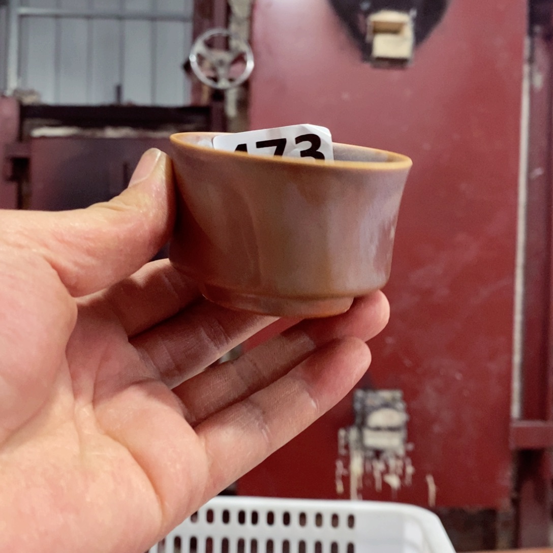 火痕杯40ml 柴烧茶具陶瓷杯子