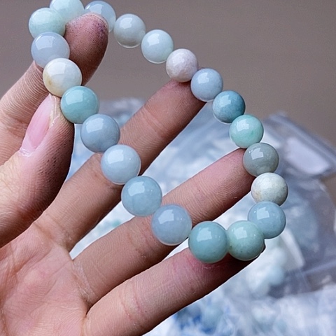 未镶嵌手链定制翡翠127