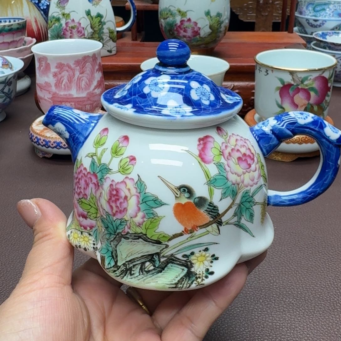 瓷片景德镇仿古手工制作精品展示