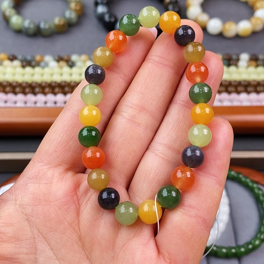 和田玉手链未镶嵌