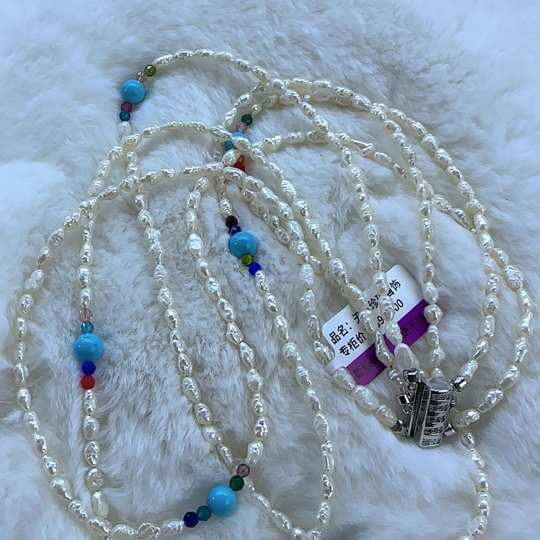 未镶嵌项链定制多样性发货发其一306淡水珍珠