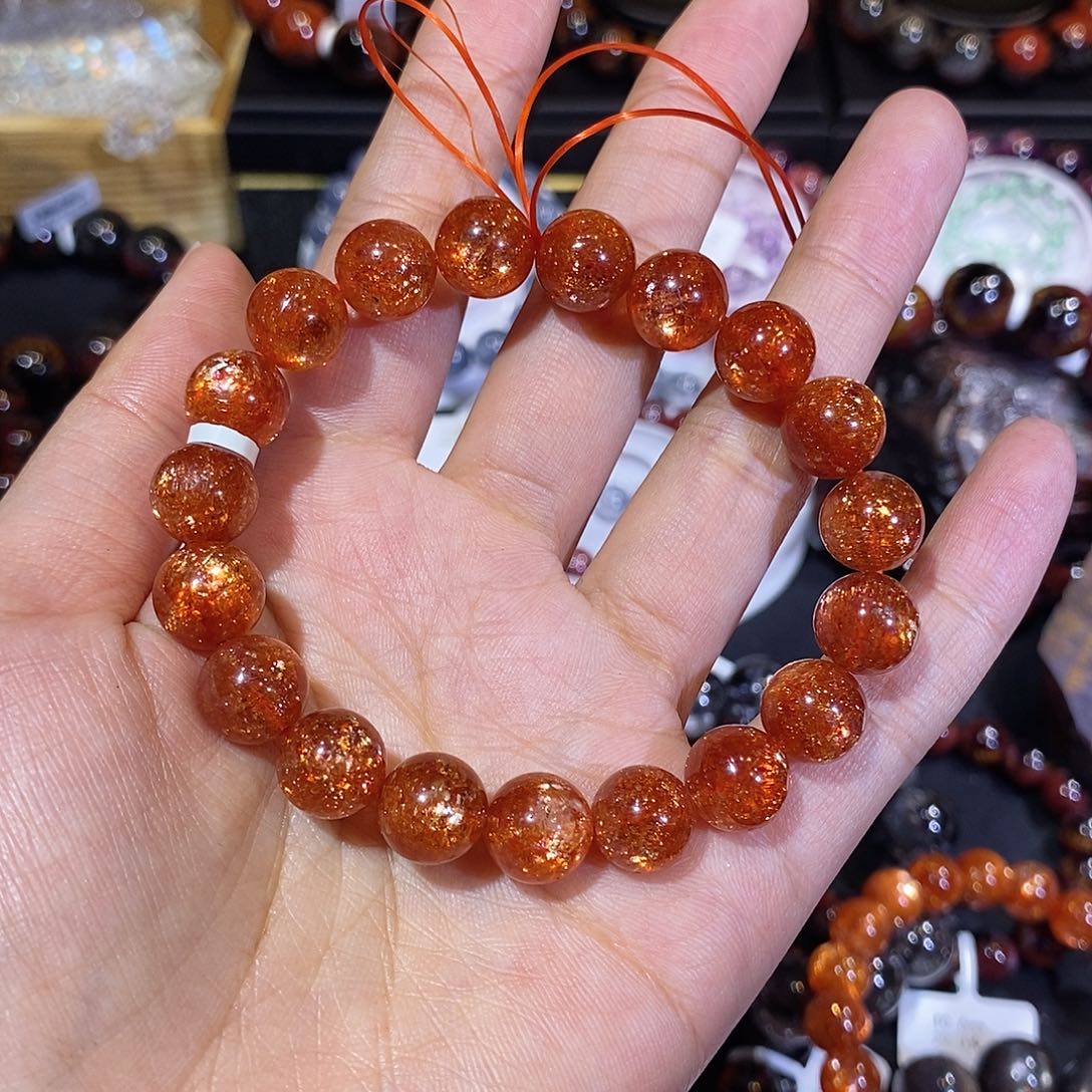 长石手串未镶嵌幸***宝10.6mm左右