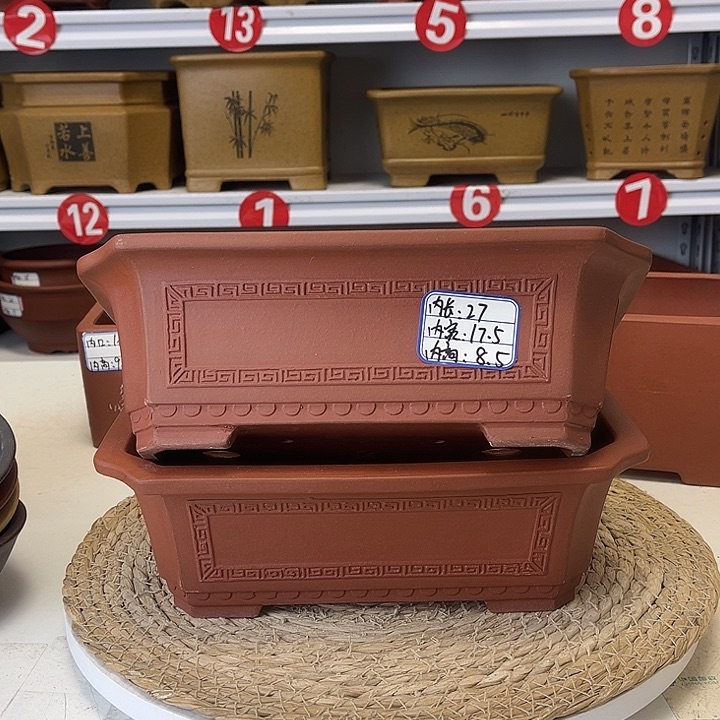 紫砂花盆紫砂艺术　