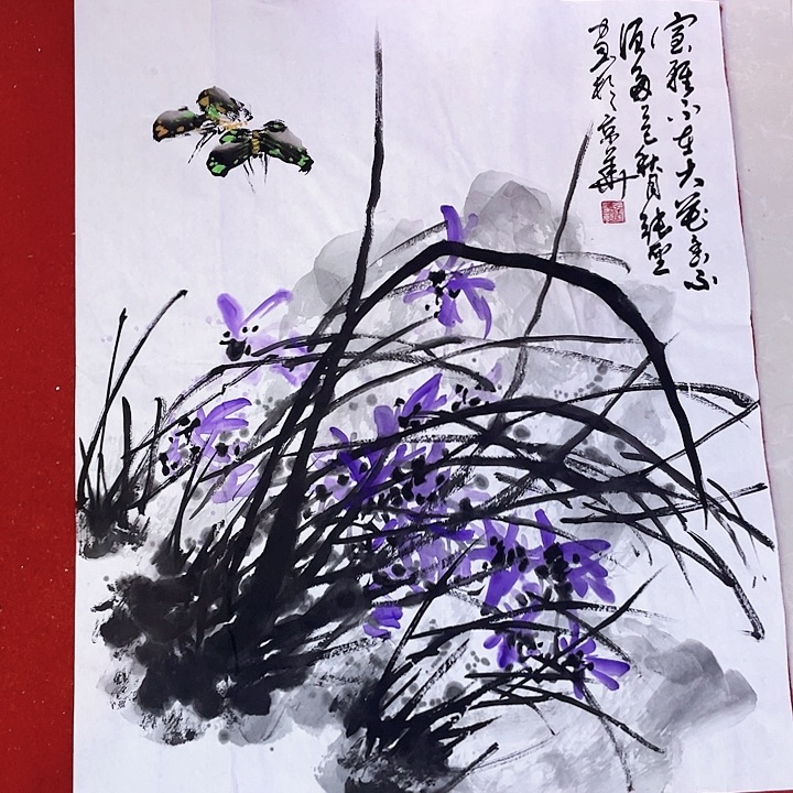 国画张圣敏先生纯手绘作品