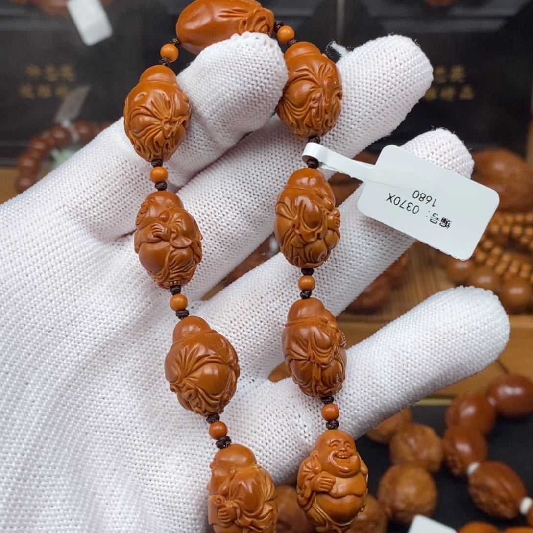 手串橄榄核一青老师小弥勒