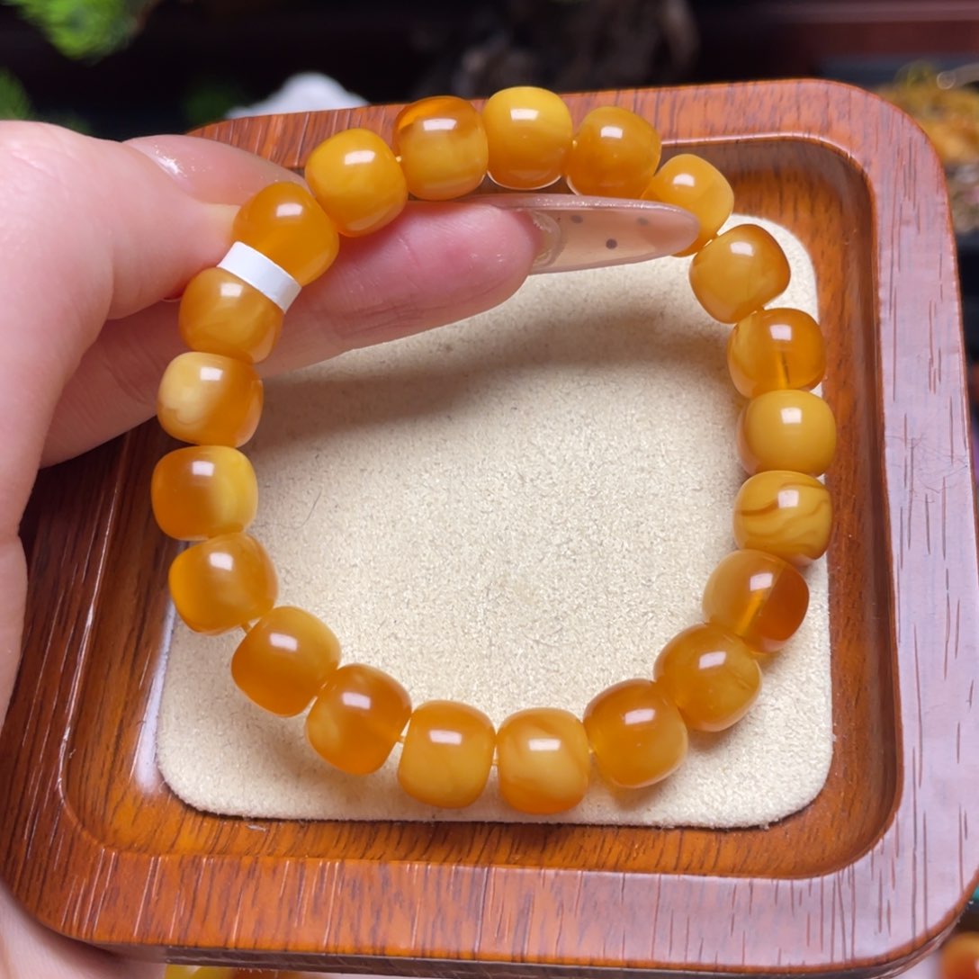 蜜蜡手链未镶嵌手串