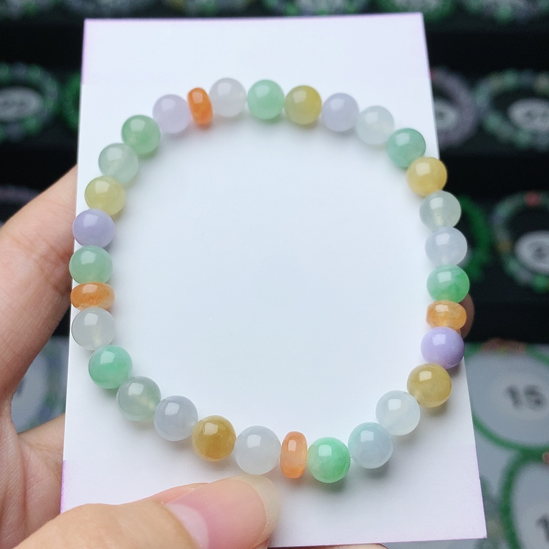 未镶嵌手链翡翠翡翠