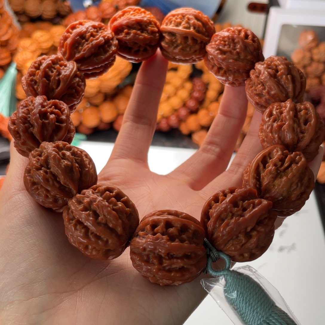 文玩核桃手串至尊西瓜纹