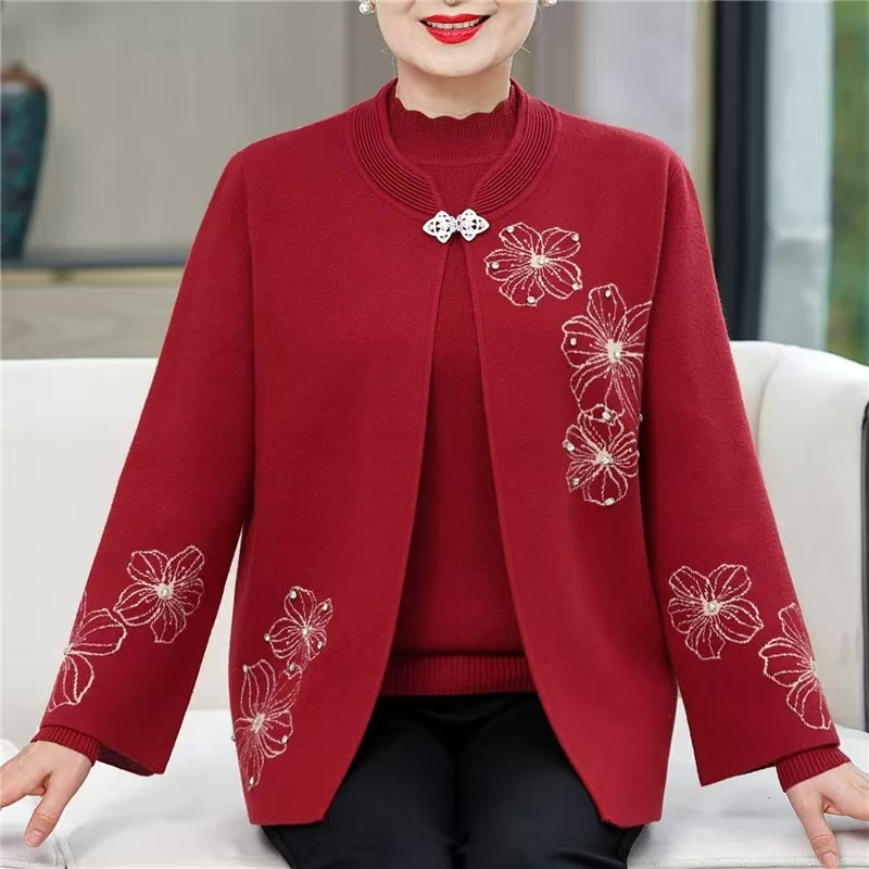 15377款聚成阔太太气质开衫外套