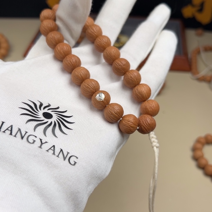 猴头核桃手串凤羽12➕银标