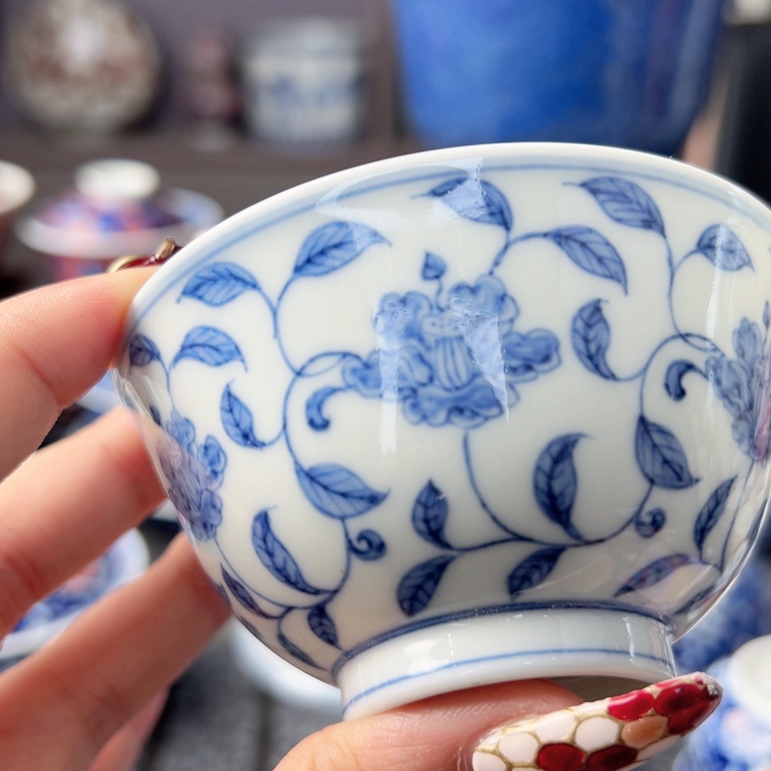 杯子景德镇毛仔柴窑杯子