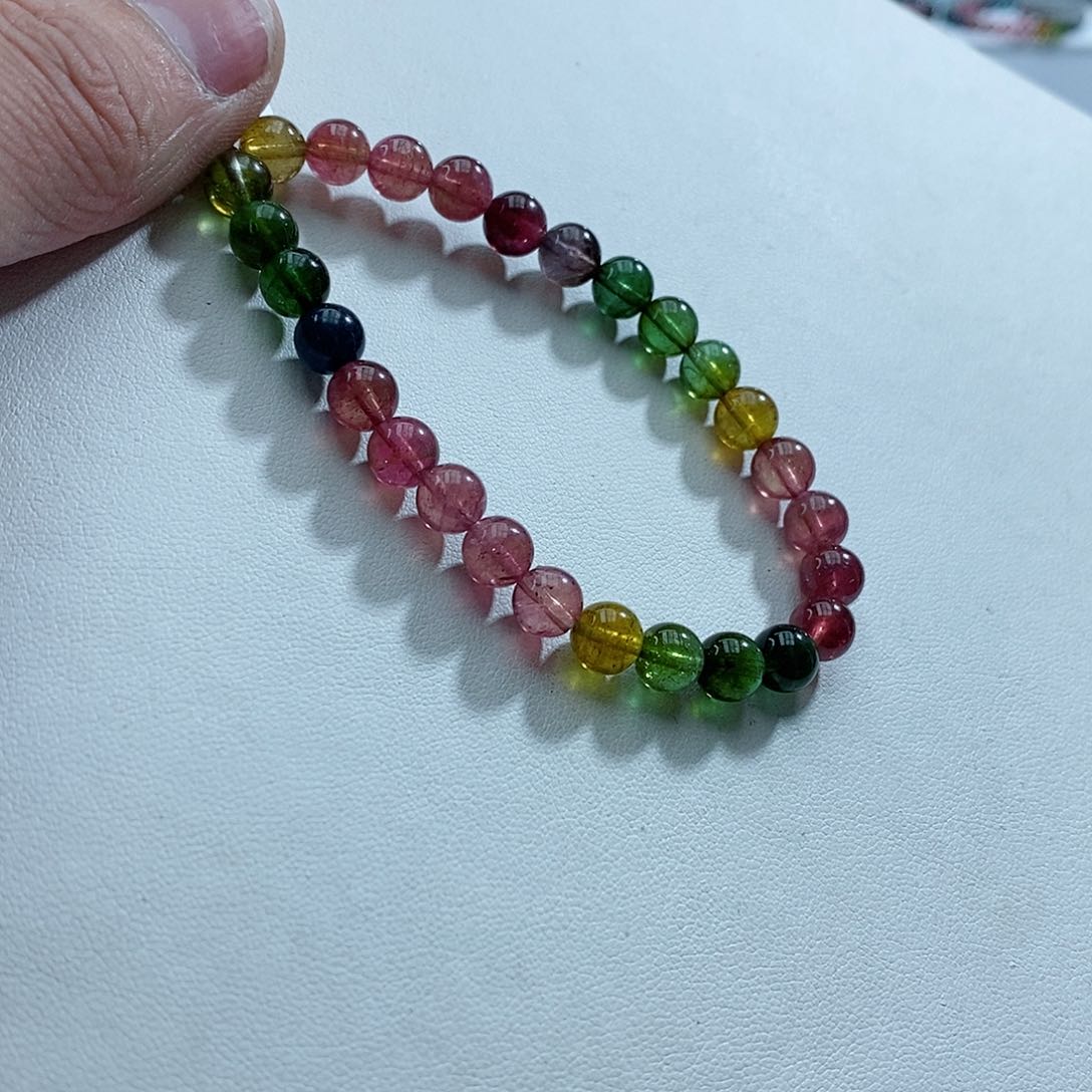 碧玺手链未镶嵌手链