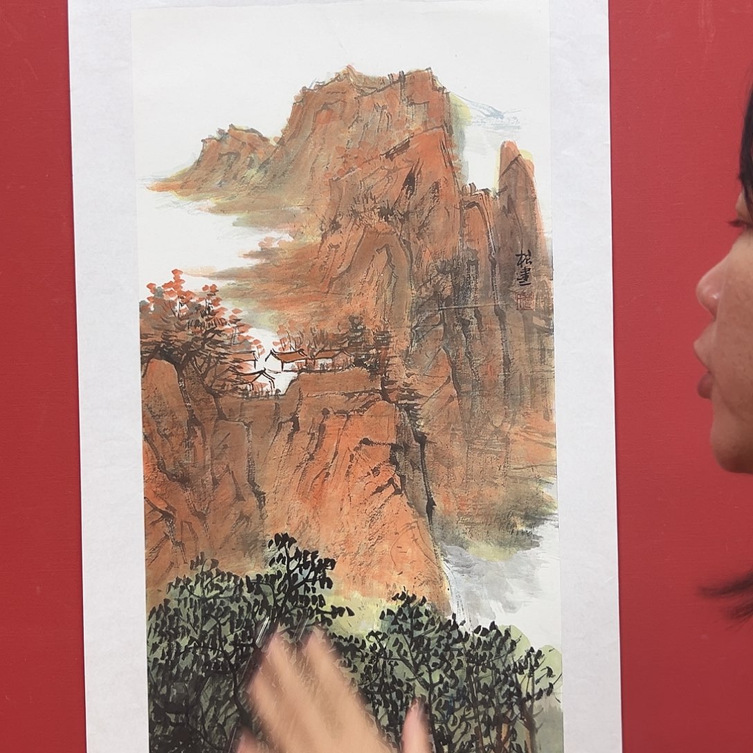 国画曹根建国画作品