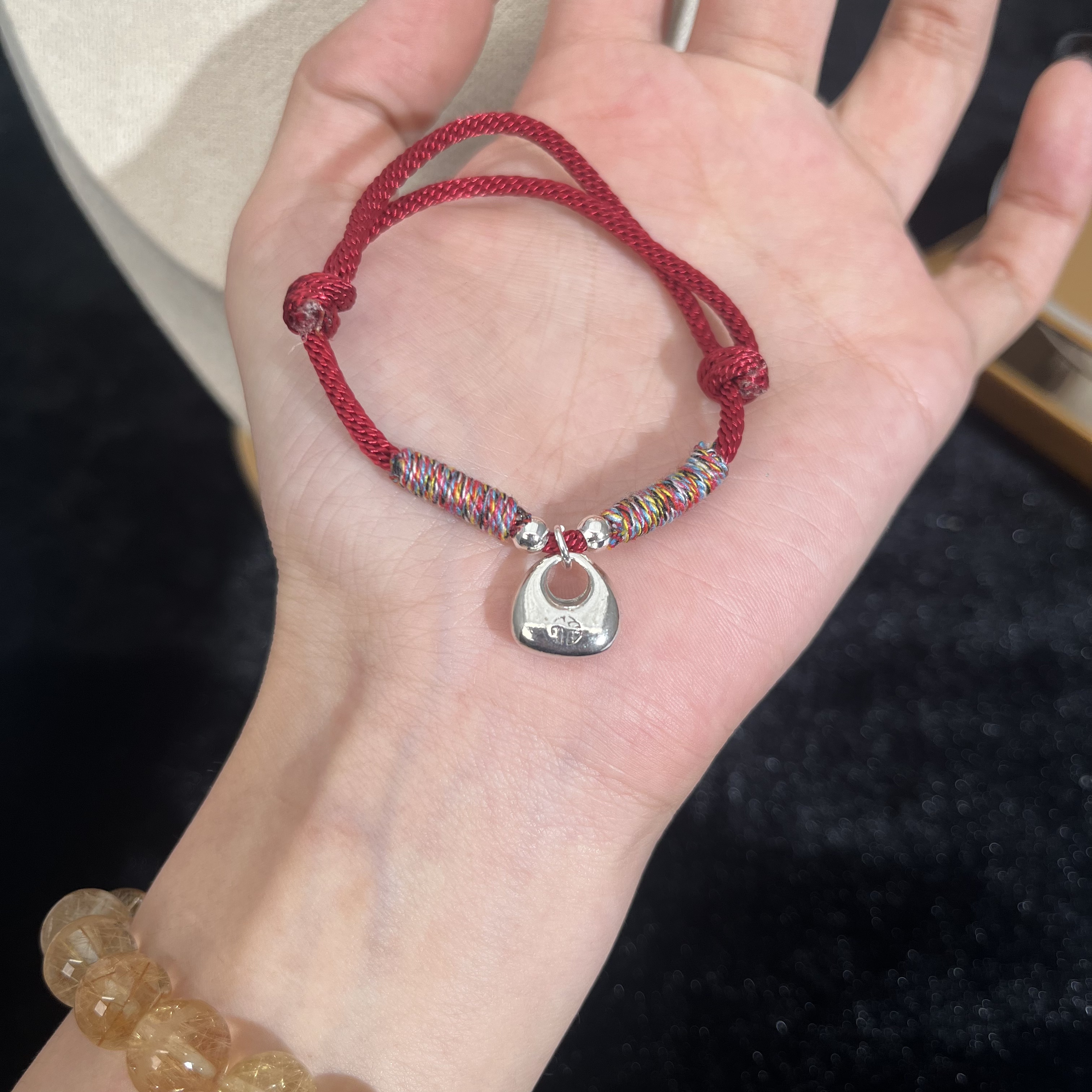 手链 红绳小胖福S233