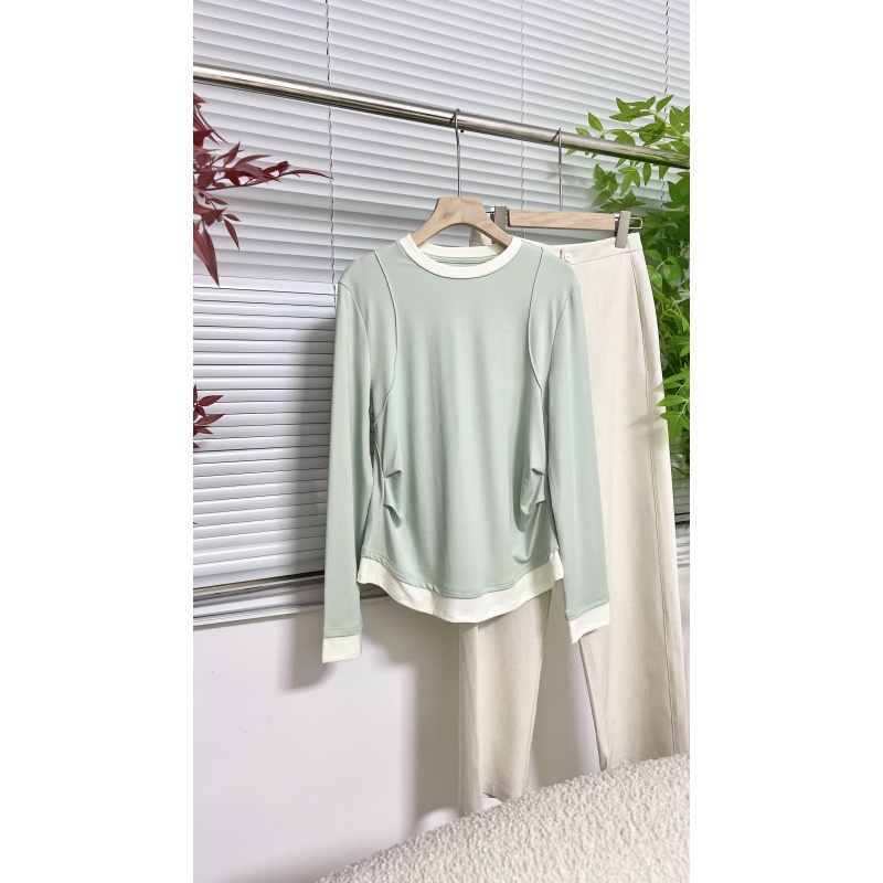 （现货清仓）春夏假两件/2025年春夏新款显瘦上衣 TS166