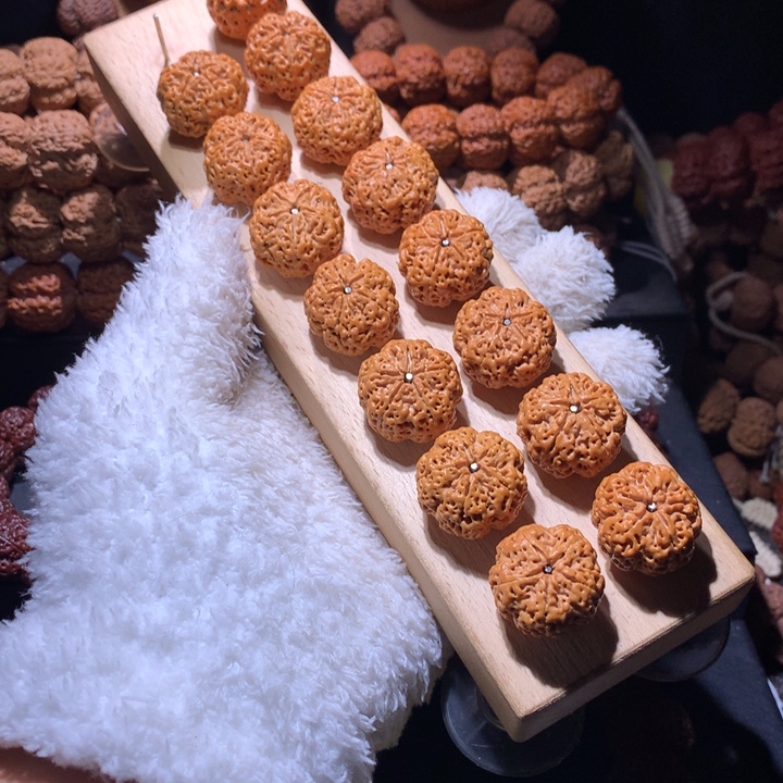 金刚菩提吊坠24尺梁五星闷墩蜂窝双龙定制款