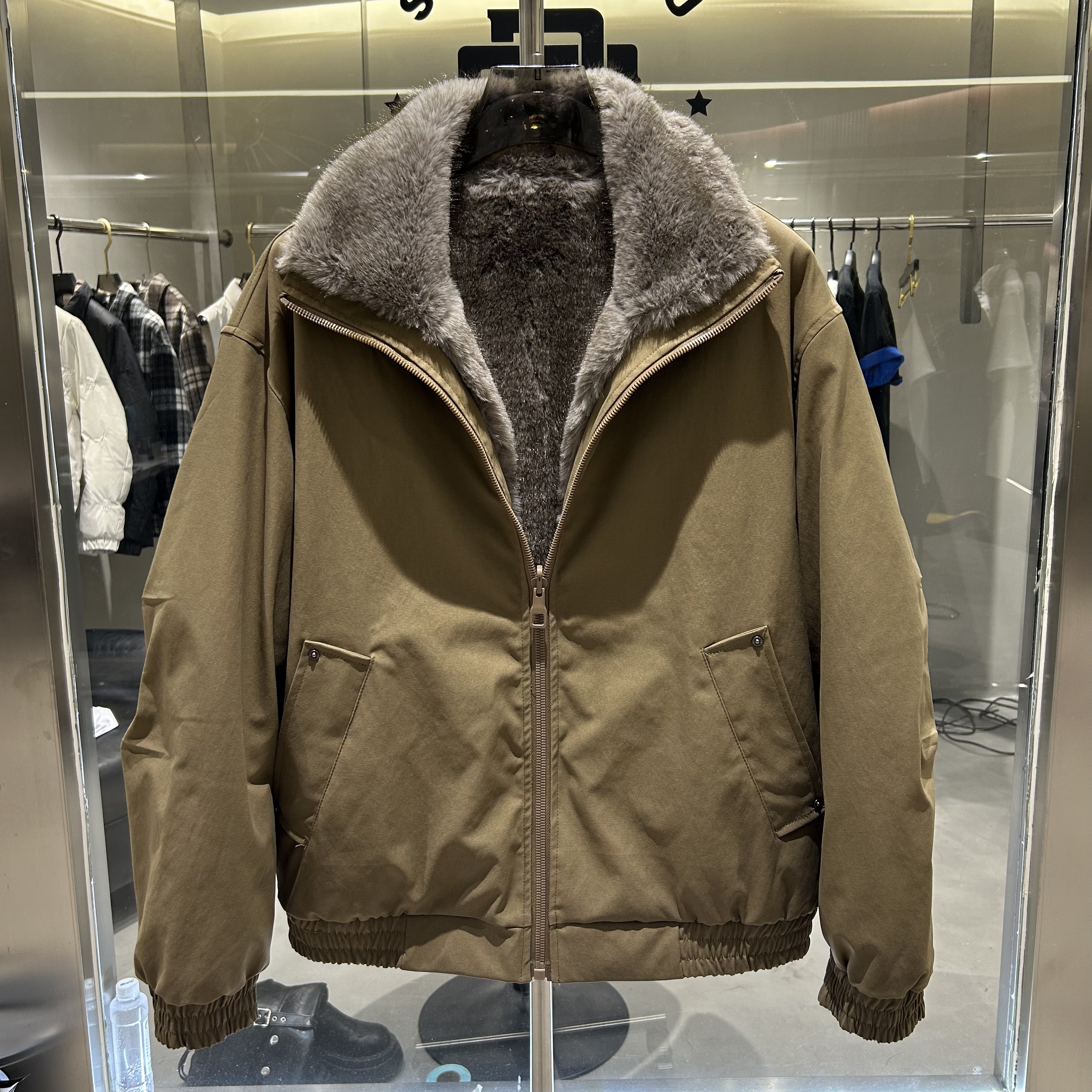 【峰30号链接】2025冬季新款立领两面穿座山雕重磅外套6B61