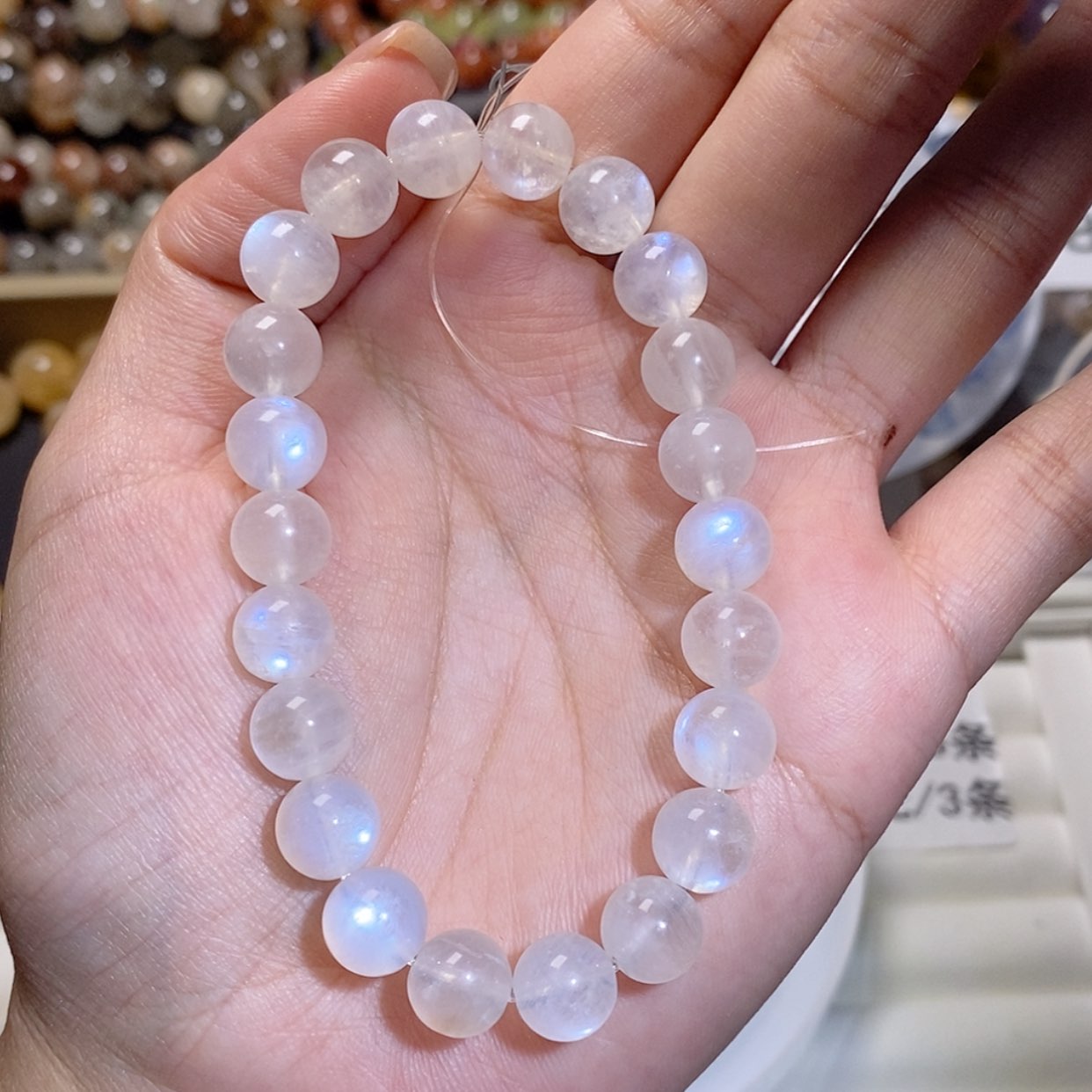 【闪购商品】水晶手链未镶嵌蓝月光064