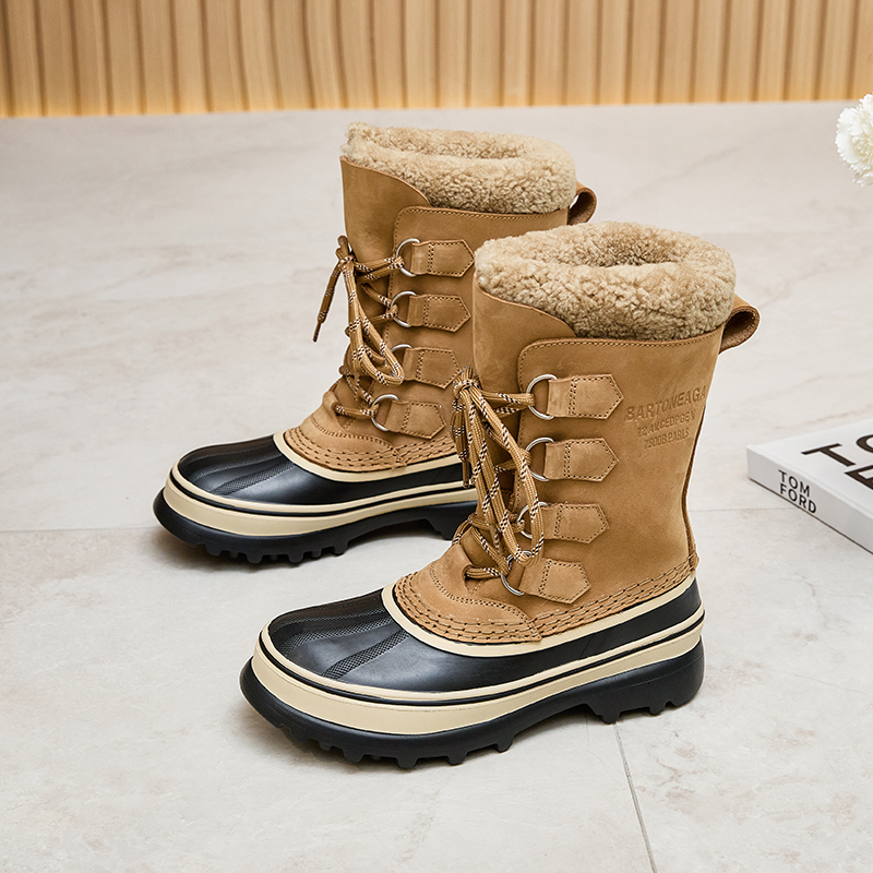 Zion 雪地靴丨户外冬季防水加厚保暖绒毛女士雪地靴干爽舒适