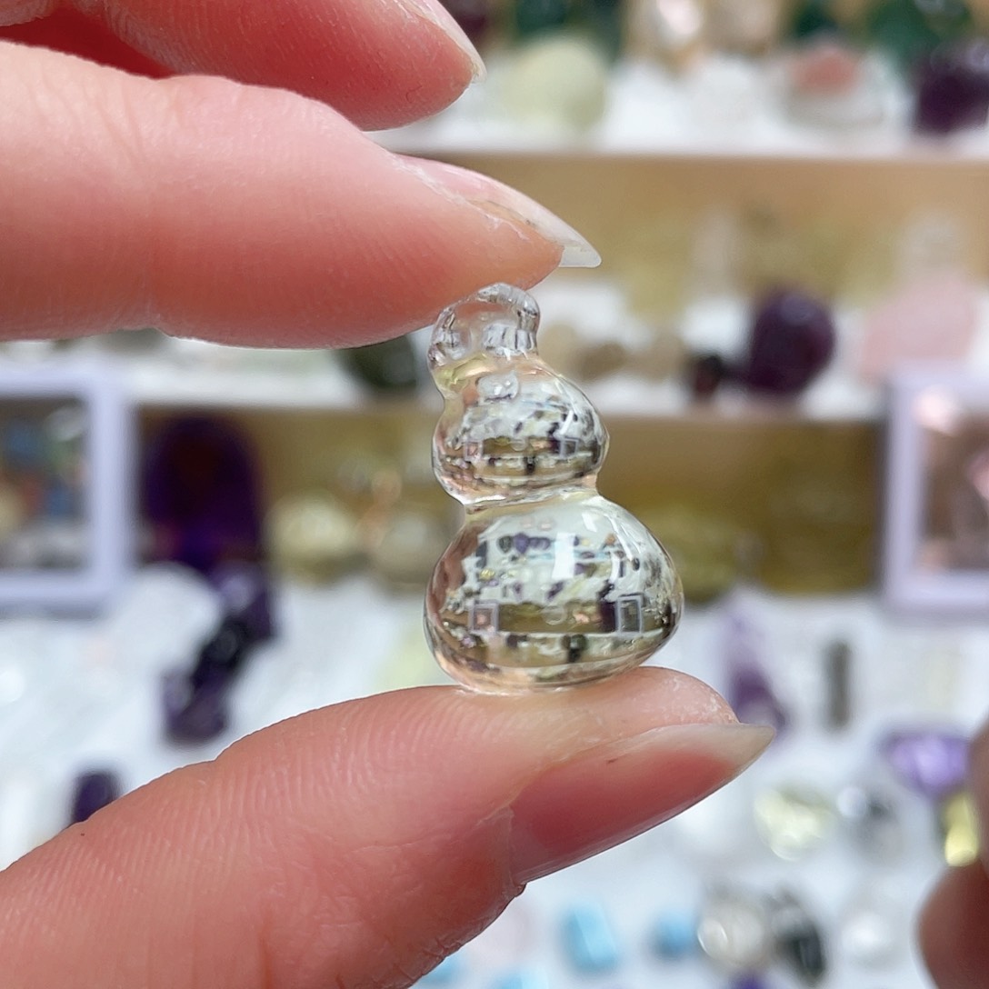 黄晶珠宝半成品未镶嵌2139
