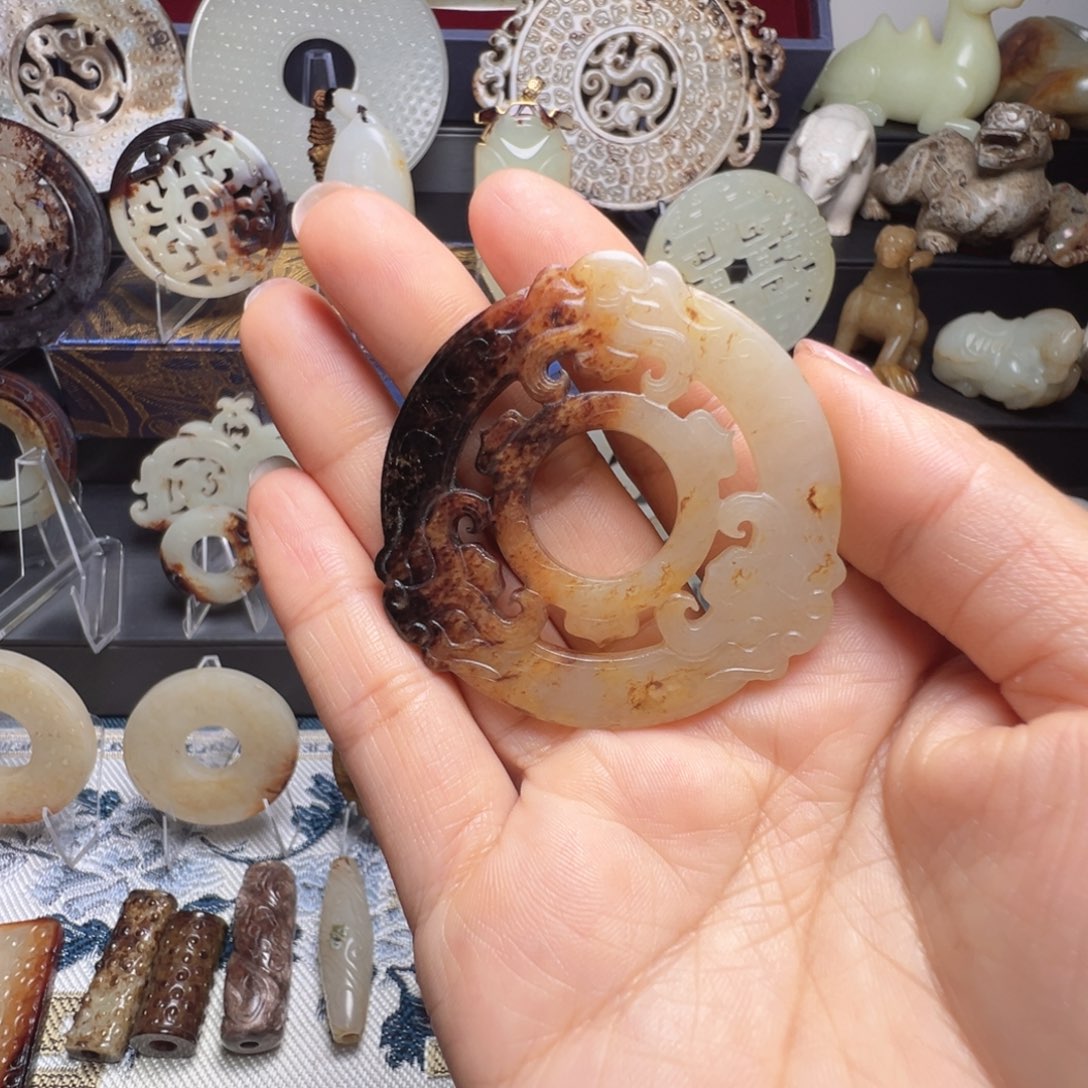 和田玉挂件未镶嵌酷**下