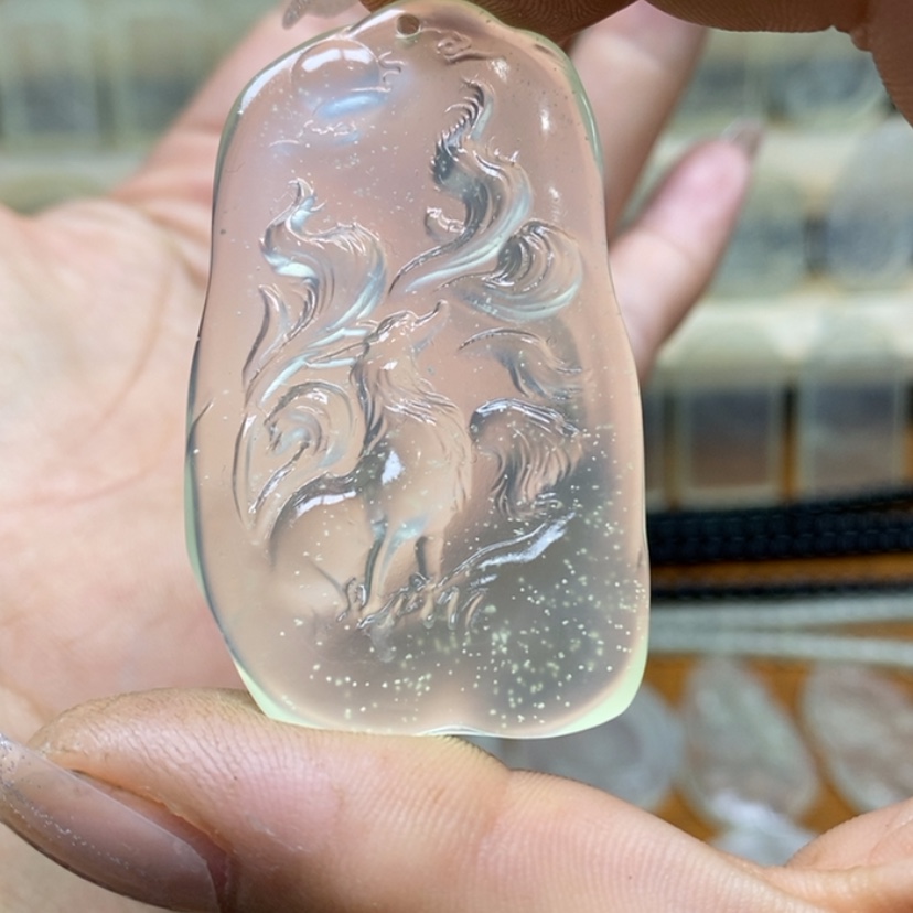 【闪购商品】蛇纹石玉未镶嵌颈饰