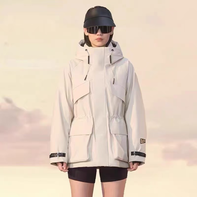 杨幂幂同款 黑金4.0 风衣派克服 90鹅绒