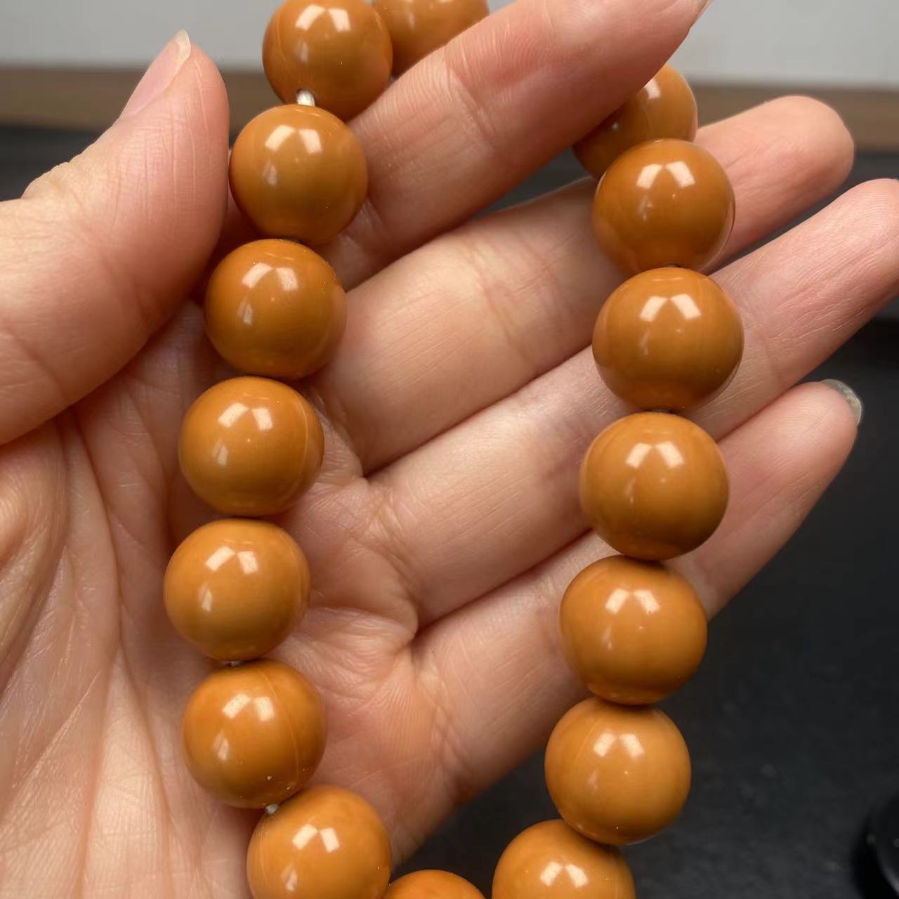 猴头核桃文玩猴头核雕精品雕刻龙炎小圆珠手串