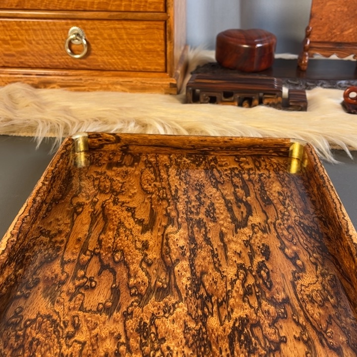 s***y木乌金木满榴花茶盘