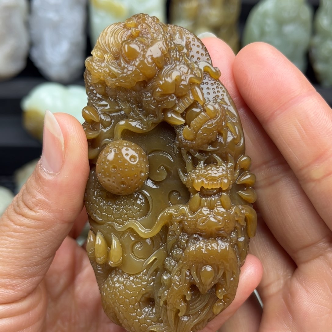 和田玉把件未镶嵌