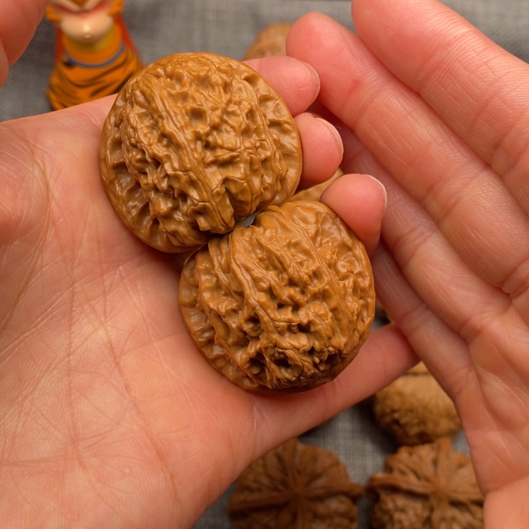 文玩核桃把件37白狮子