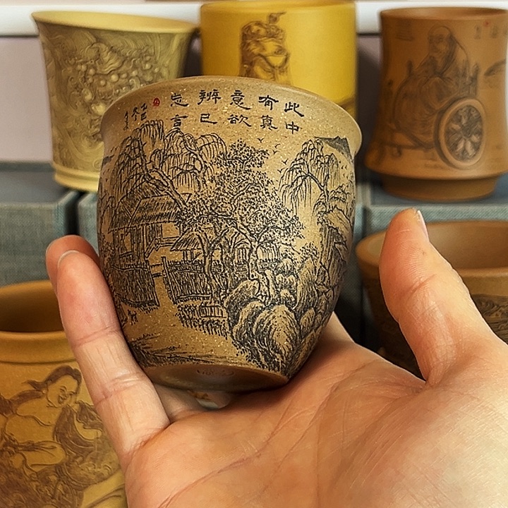 包***️茶杯紫砂杯子。。。。。。