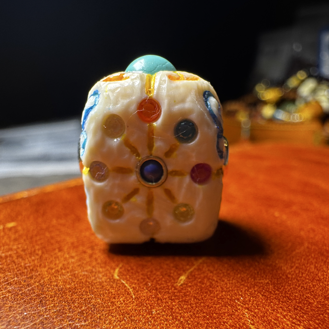 猛犸手工倒三通文玩配饰（对孔16左右）多样性发其一