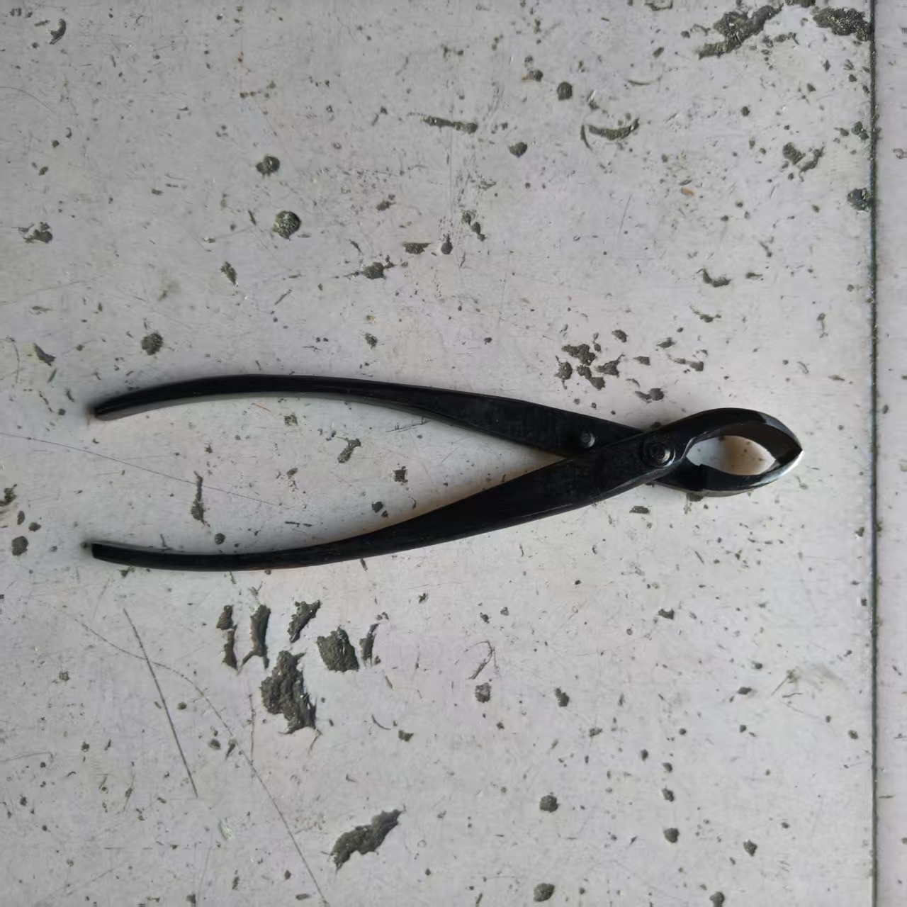 斜口剪高碳钢盆景专用叶芽剪球节剪园林造型剪刀