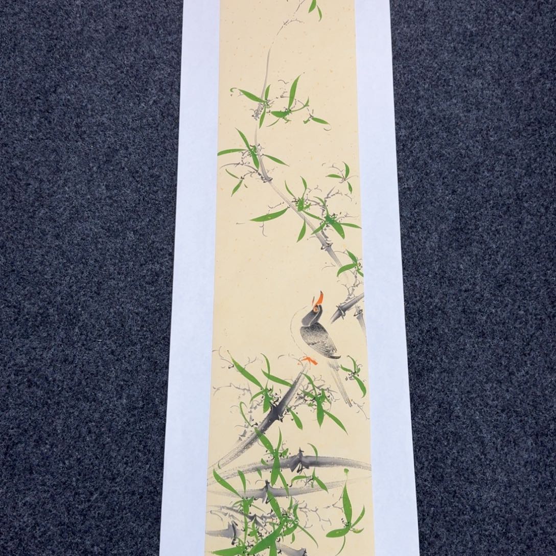 国画纯手绘山水花鸟作品