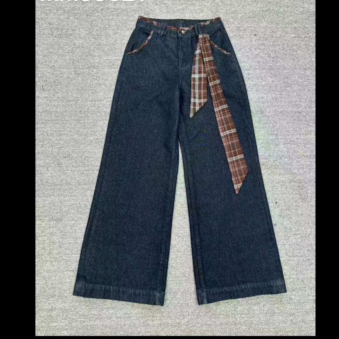 621牛仔裤秋冬百搭阔腿裤