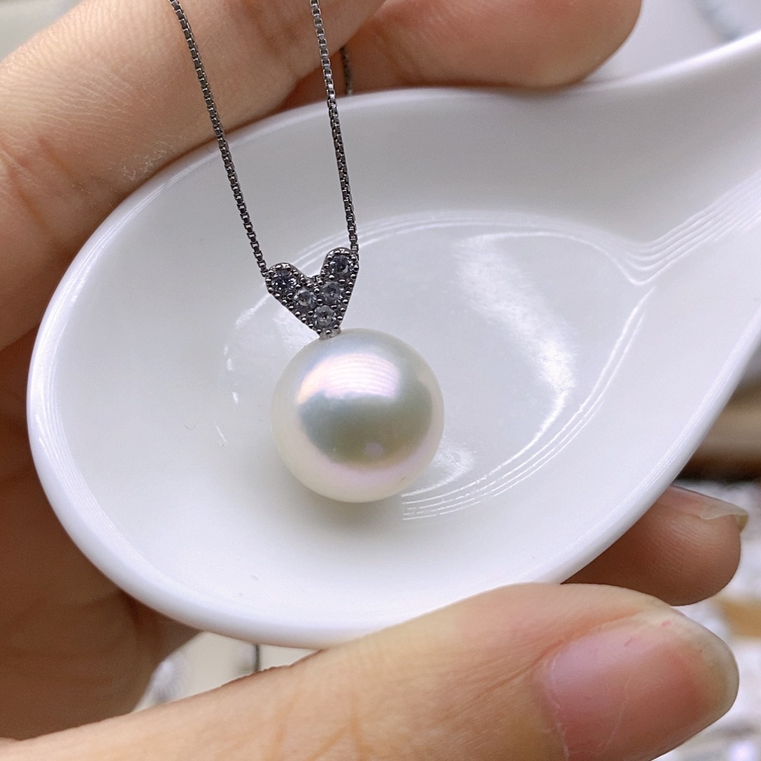 淡水珍珠未镶嵌吊坠(赠链)