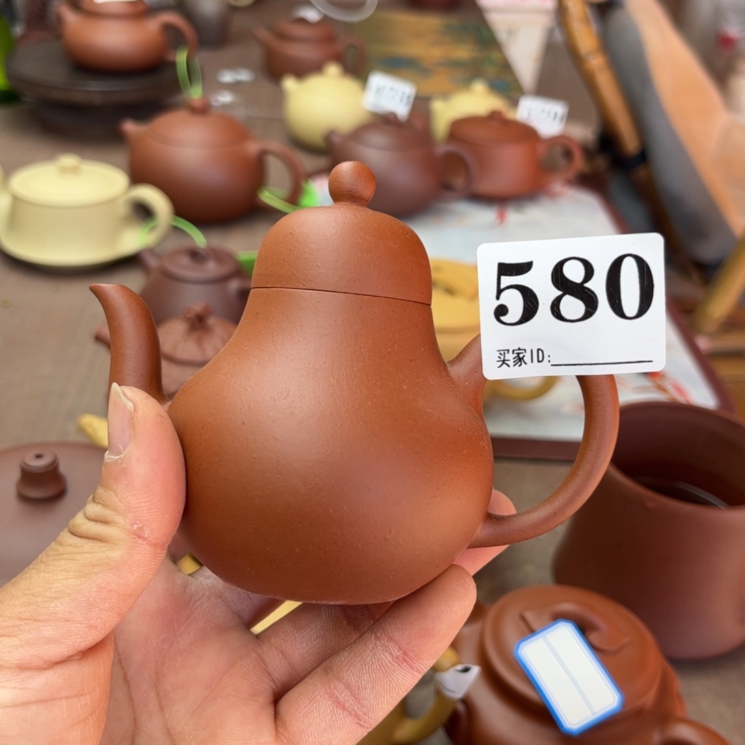 紫砂茶壶小红泥思停170左右