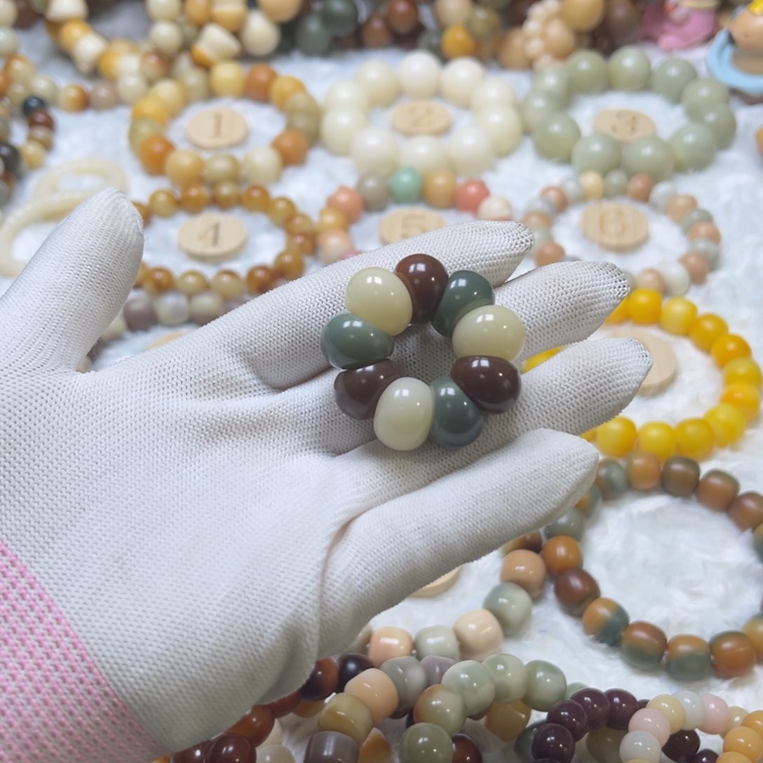 菩提根/象牙果吊坠蒜瓣手捻