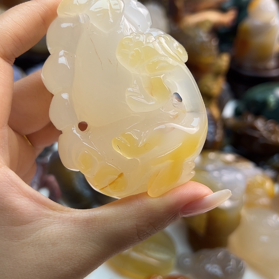 玛瑙/玉髓未镶嵌颈饰