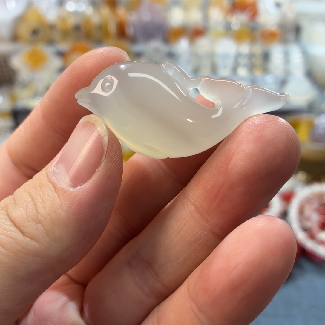 玛瑙/玉髓未镶嵌吊坠(不含链)