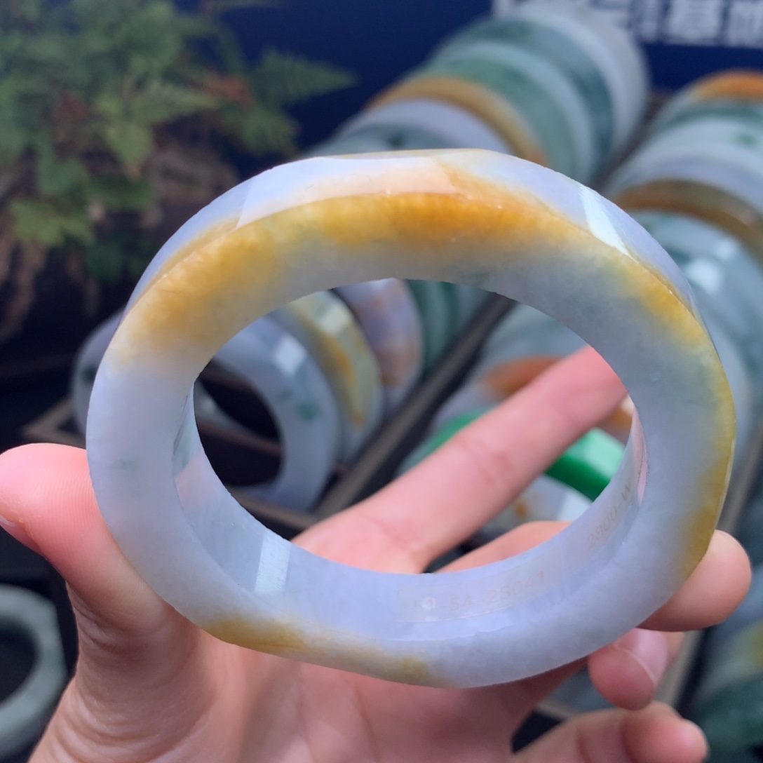 定制翡翠未镶嵌手镯定制不退不换