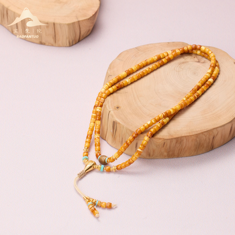 宝梵陀蜜蜡项链【扣肉推荐】8076