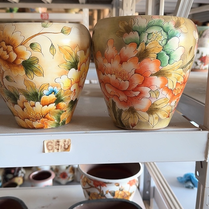 傲***姨花盆紫砂景德镇陶瓷