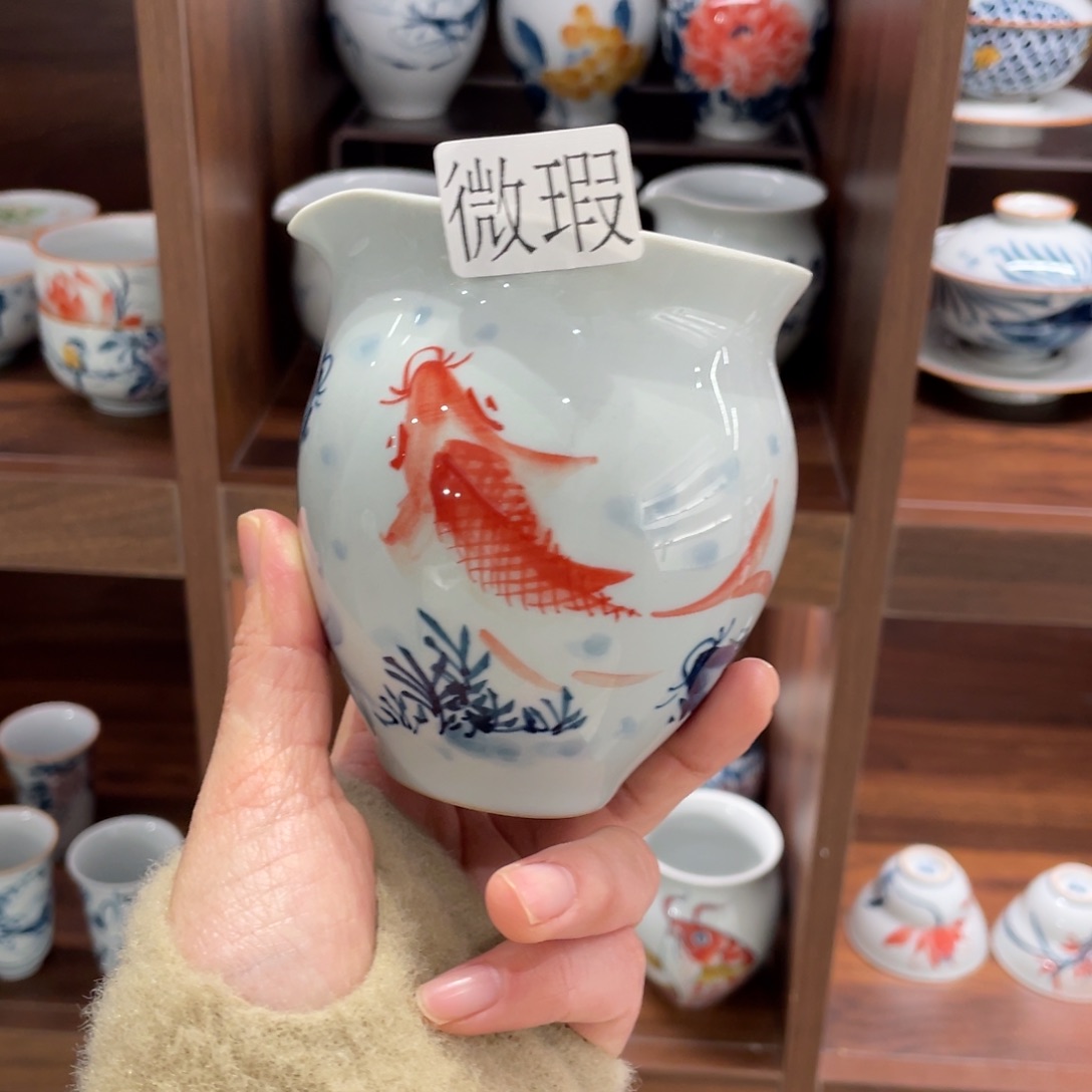 微瑕釉下彩纯手绘