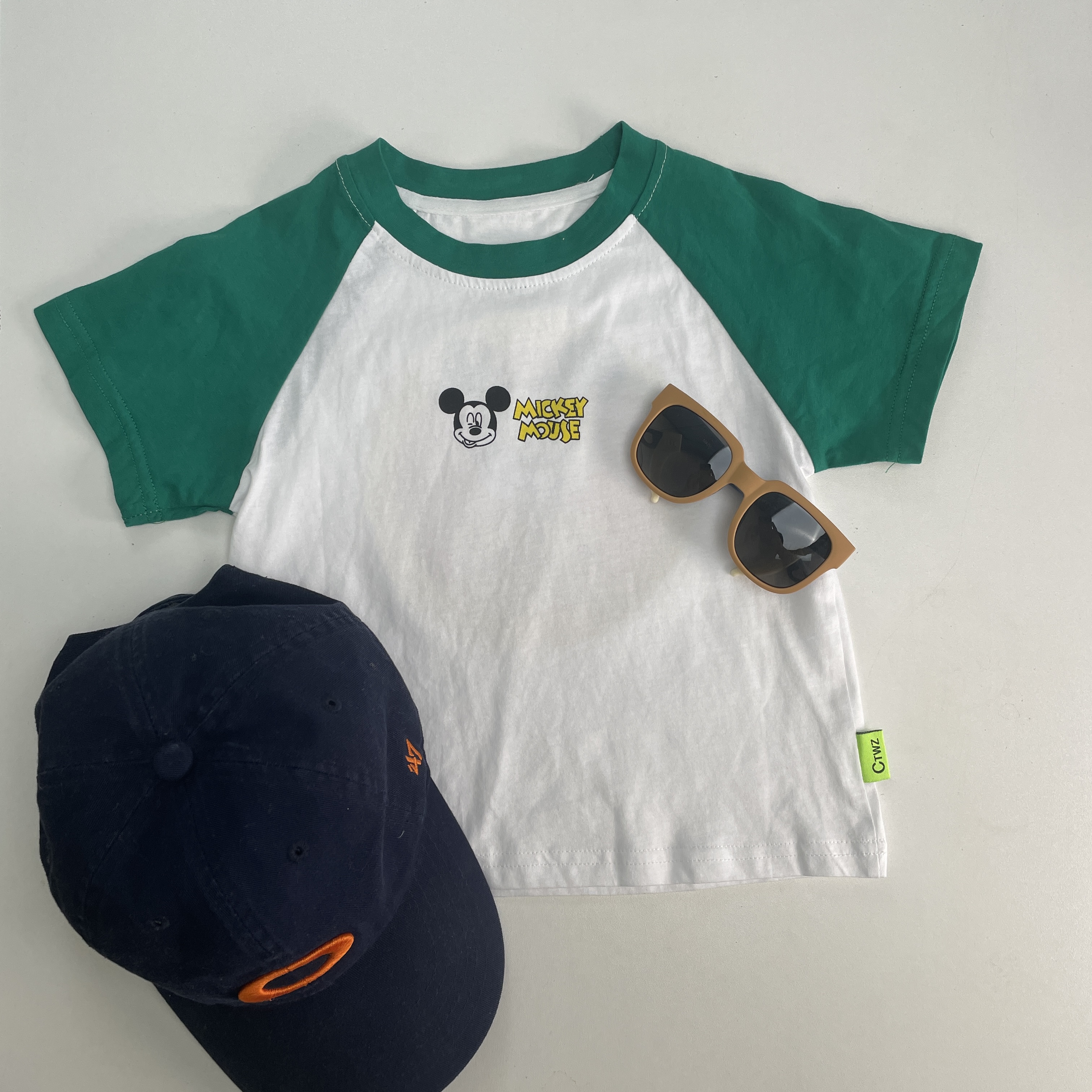 时尚女童男童短袖2025新款上衣儿童T恤