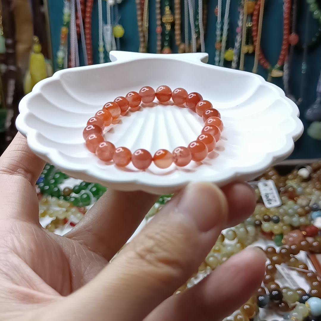 南红玛瑙手链未镶嵌