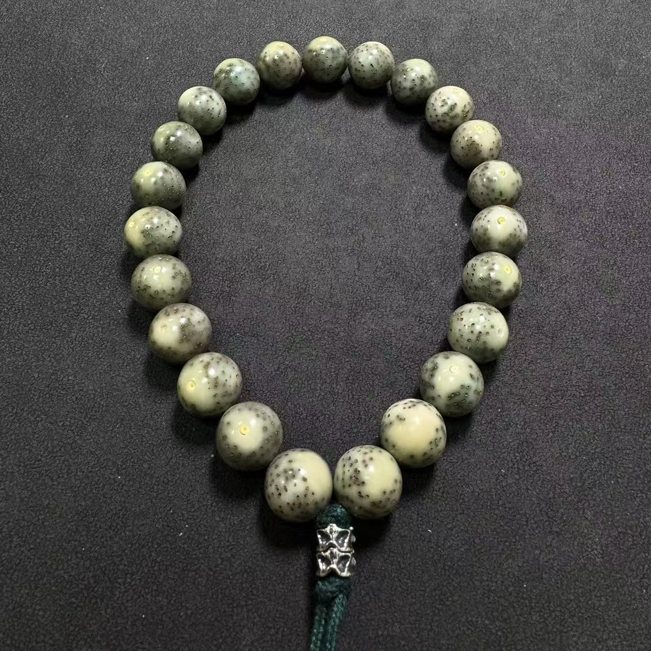 S8179-1【冰月骨瓷】手工定制DIY大眼细星圆珠星月菩提单圈手串