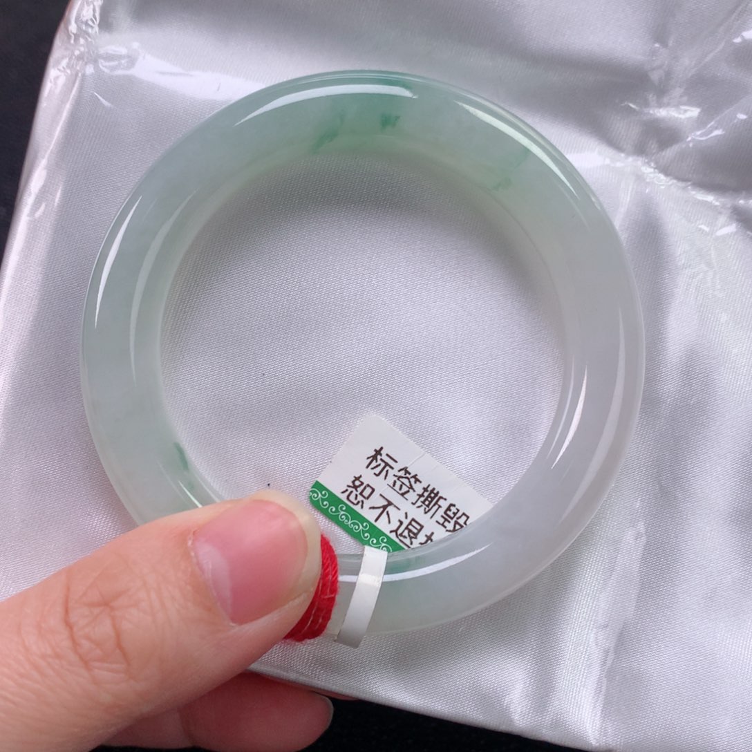 未镶嵌手镯翡翠缅甸天然翡翠手镯53