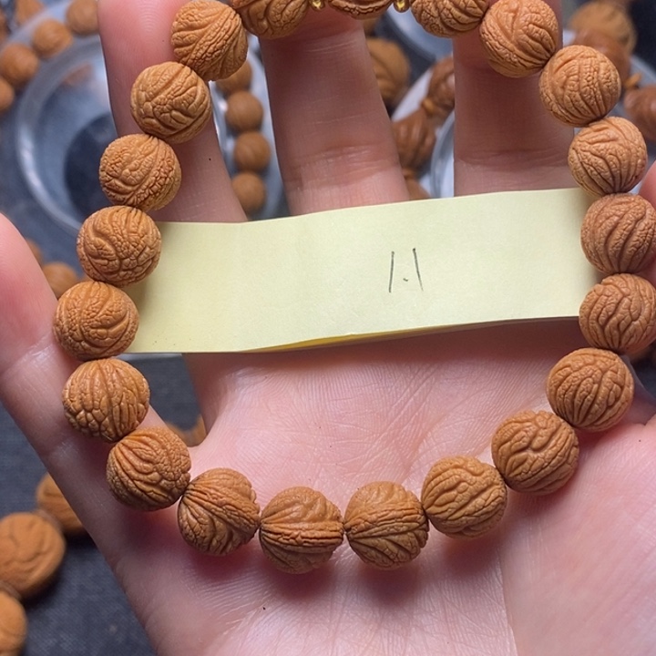 桃核吊坠秦岭山野生桃核